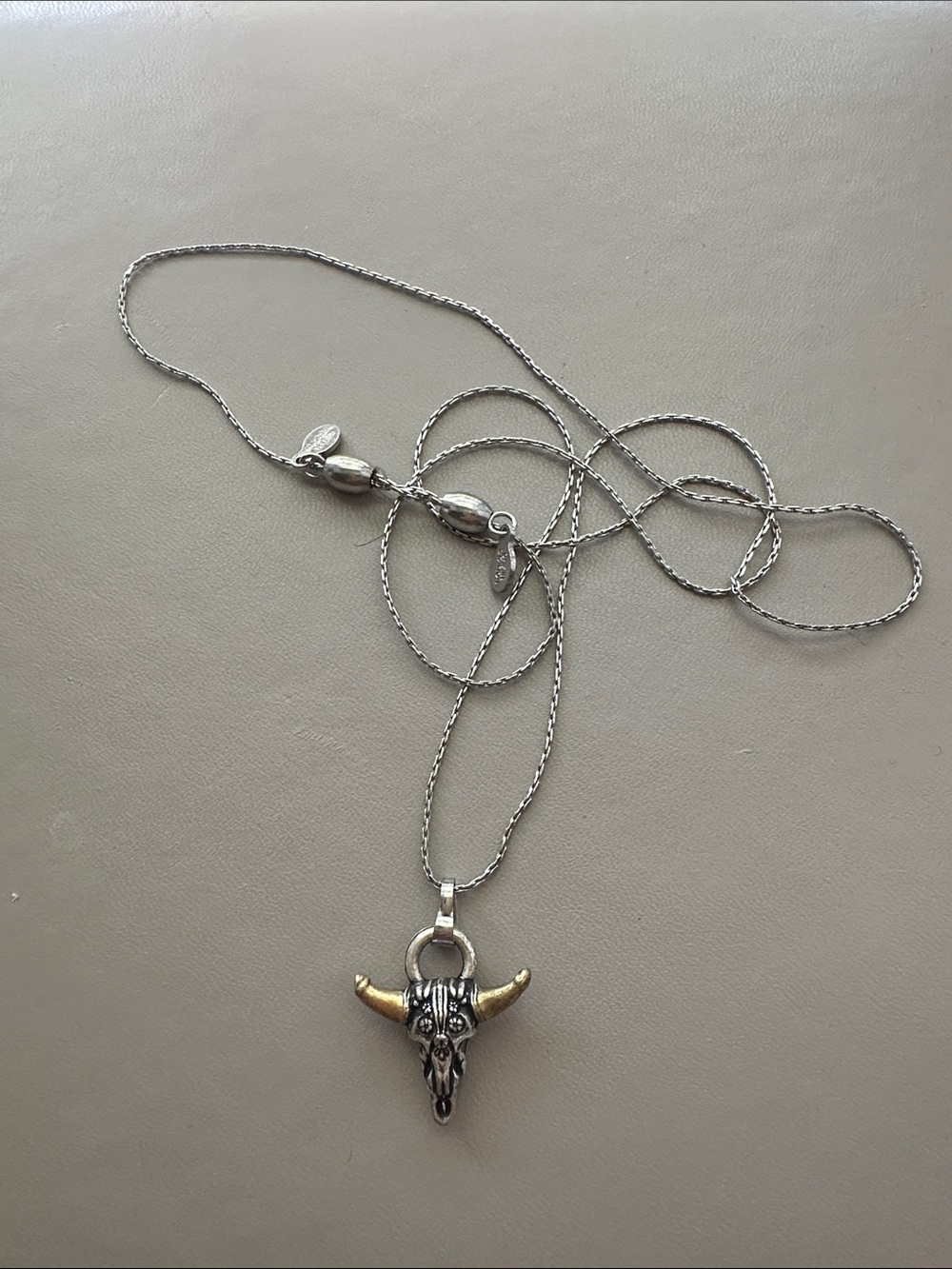 Alex and Ani adjustable horn necklace
